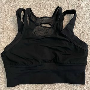 Lululemon High Neck Mesh Sports Bra